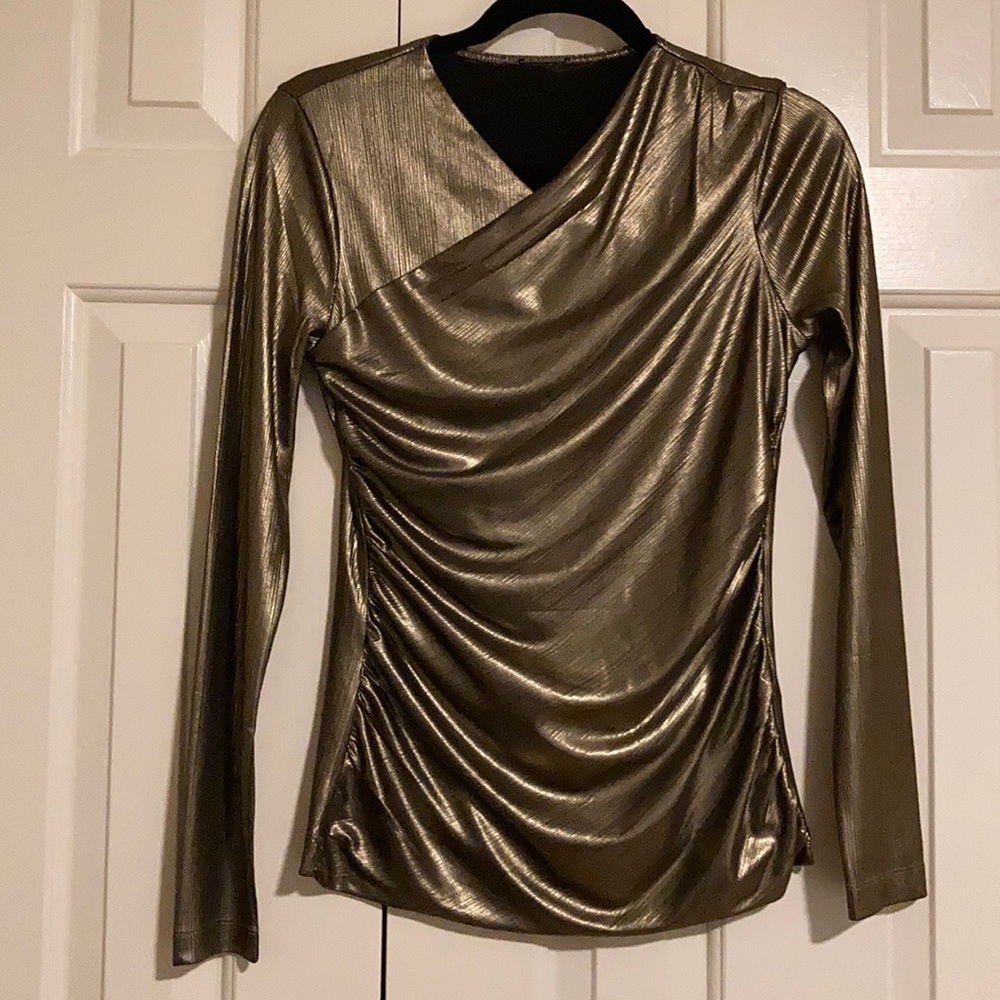 Gold Elie Tahari Top